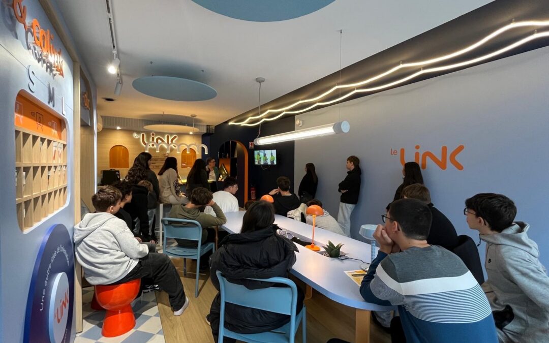 Les élèves de 3ème Prépa-Métiers en visite à la Boutique de l’Orientation – Le Link