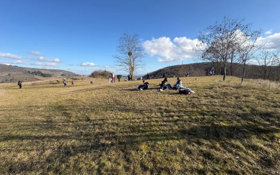 Les élèves s’initient à la randonnée